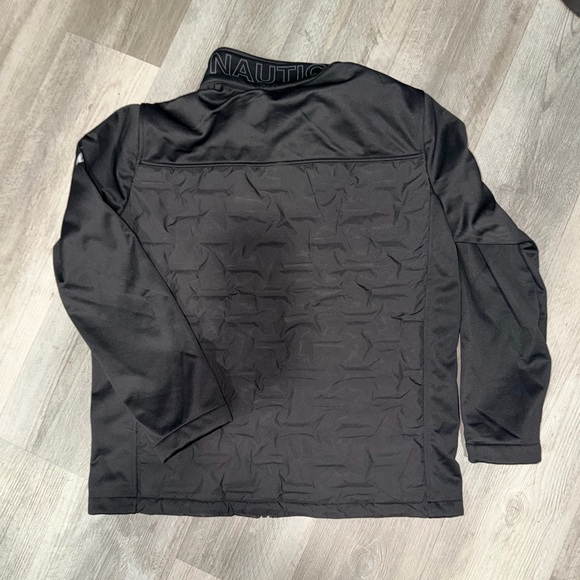Nautica Men's Mixed Media Water Resistant Jacket, L - Picture 9 of 10